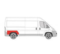 Ремонтная часть крила заднего правого (арка) Fiat Ducato II / Citroen Jumper II / Peugeot Boxer II 2006- 2097532 KLOKKERHOLM (Дания)