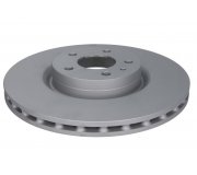 Тормозной диск передний вентилируемый (284x22mm) Citroen Nemo / Peugeot Bipper / Fiat Fiorino II 2008- 24.0122-0145.1 ATE (Германия)