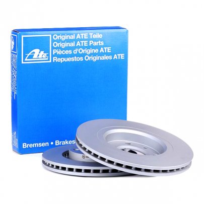 Гальмівний диск передній вентильований (266x22mm) Peugeot Partner / Citroen Berlingo 1996-2011 24.0122-0194.1 ATE (Німеччина)