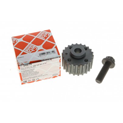 Шестерня коленвала (зубцов 22, с болтом) VW Transporter T4 / Фольксваген Транспортер Т4 1.9D / 1.9TD 90-03 24674 FEBI (Германия)