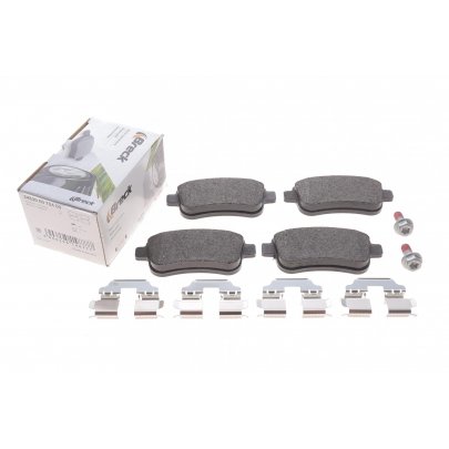Гальмівні колодки передні (46мм) Renault Megane 3 / Рено Меган 3 2008-2016 248200070400 BRECK (Польща)