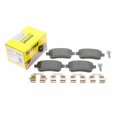 Гальмівні колодки передні (46мм) Renault Megane 3 / Рено Меган 3 2008-2016 2482001 TEXTAR (Німеччина)