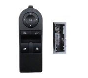 Кнопка склопідйомника спереді зліва (18 контактів) Opel Zafira B / Опель Зафіра Б 2005-2015 26393 MEAT and DORIA (Італія)