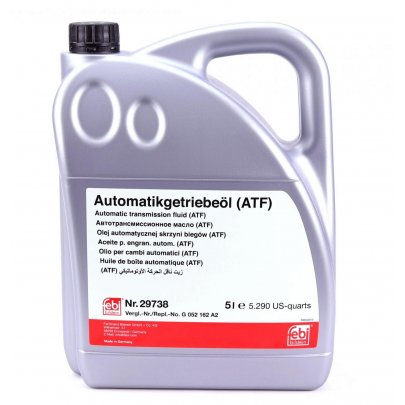 Масло АКПП (ATF,  MB236.11, желтый, 5л) 29738 FEBI (Германия)