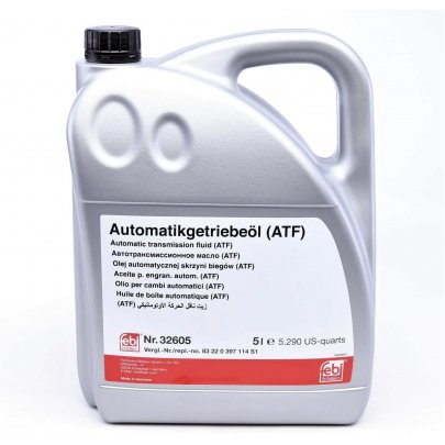Масло АКПП (ATF,  Dexron VI / MB236.51, красный, 5л) 32605 FEBI (Германия)