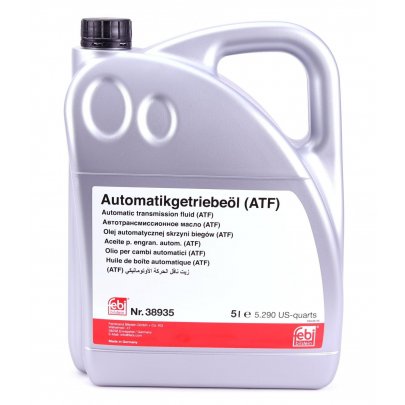 Масло АКПП (ATF, Mercon SP, желтый, 5л) 38935 FEBI (Германия)