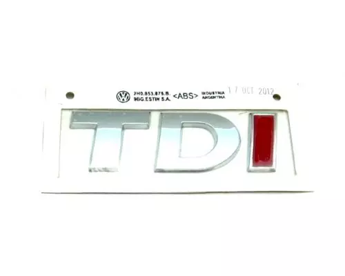 Эмблема "TDI" VW Caddy III 2004- 2E0853675A TURKEY (Турция)