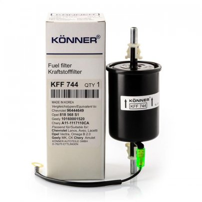 Фильтр топливный Renault Kangoo II 1.2 / 1.6 (бензин) 2008- KFF-744 KONNER (Германия)