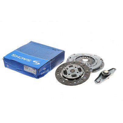 Комплект сцепления (корзина, диск, выжимной, двигатель: CAXA) Volkswagen Passat B6 / Фольксваген Пассат Б6 1.4TSI 2005-2010 3000950072 SACHS (Германия)