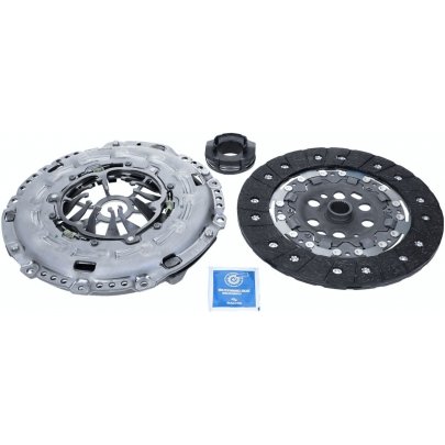 Комплект сцепления (корзина, диск, выжимной) Volkswagen Passat B6 / Фольксваген Пассат Б6 1.8TSI 2005-2010 3000951614 SACHS (Германия)