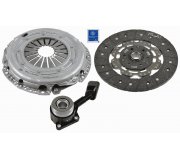 Комплект сцепления (корзина, диск, выжимной) (6-ступка) Ford Connect II 1.6TDCi 2013- 3000990378 SACHS (Германия)