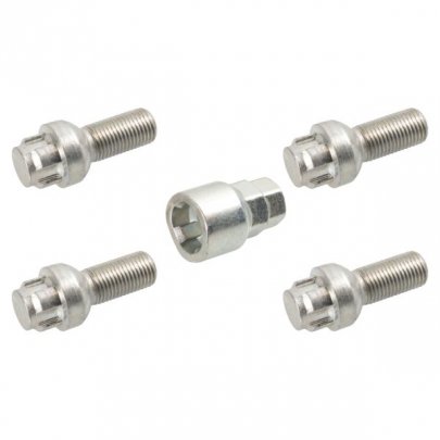 Болт колесный (комплект, M14x1.5x27мм) Volkswagen Sharan / Фольксваген Шаран 1995-2010 30927056 SWAG (Германия)