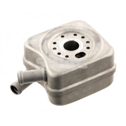 Радіатор масляний / теплообмінник (56x92x92) Volkswagen Passat B6 / Фольксваген Пассат Б6 1.9TDI 2005-2010 30931110 SWAG (Німеччина)