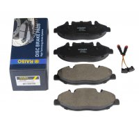 Тормозные колодки передние (система Bosch) MB Vito 639 2003- RP1600 RAISO (Швеция)