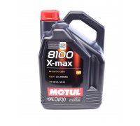 Синтетичне моторне масло 0W30 8100 X-max 5L (MB 229.5 / VW502.00 / 505.00 / VOLVO VCC 95200356) 347206 MOTUL (Франція)