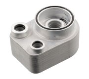 Радиатор масляный / теплообменник (69x95x130) Renault Duster 2 / Рено Дастер 2 1.5dCi 2018-2024 350300002800 MAGNETI MARELLI (Италия)