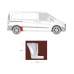 Ремонтная часть крила заднего правого (короткая база) MB Vito 639 2003- 3542562 KLOKKERHOLM (Дания) - Фото №2
