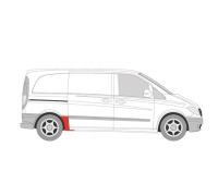 Ремонтная часть крила заднего правого (короткая база) MB Vito 639 2003- 3542562 KLOKKERHOLM (Дания)