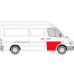 Ремонтная часть передней двери левой (высота 640мм) MB Sprinter 906 06- 3546123 KLOKKERHOLM (Дания) - Фото №1