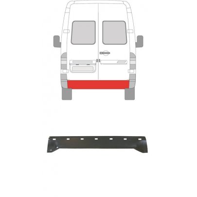 Ремонтная часть панели задняя MB Sprinter 901-905 1995-2000 3546680 KLOKKERHOLM (Дания)