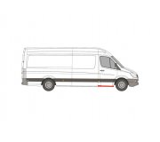 Ремонтная часть порога спереди правая (нижняя часть) VW Crafter 2006- 3547044 KLOKKERHOLM (Дания)