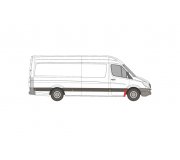 Ремонтна частина переднього крила права (задня частина , з болтом) VW Crafter 2006- 1006305 AUTOTECHTEILE (Німеччина)