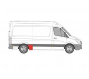 Ремонтная часть заднего крила правая (средняя база) VW Crafter 2006- 1006310 AUTOTECHTEILE (Германия)