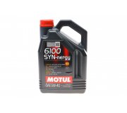 Синтетичне моторне масло 5W40 Syn-nergy 6100 4L (MB 229.5 / VW 502 00 / 505 00 / LL-01 / RN0710 / RN0700) 368350 MOTUL (Франція)