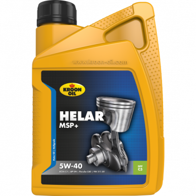 Синтетичне моторне масло 5W40 HELAR MSP 1L (BMW LL-04 / MB 229.31 / MB 229.51 / MB 229.52 / Porsche C40 / Renault RN0700 / Renault RN0710 / VW 511.00) 36844 KROON OIL (Нидерланды)