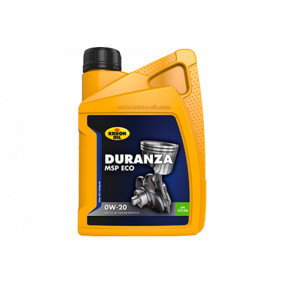 Синтетичне моторне масло 0W20 DURANZA MSP 1L (Ford WSS-M2C952-A1 / MB 229.71 / OPEL OV0401547-A / Opel OV0401547-A20) 37125 KROON OIL (Нидерланды)