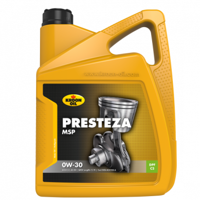 Синтетичне моторне масло 0W30 PRESTEZA MSP 5L (DTFR 15D100 / Ford WSS-M2C950-A / MB 227.61 / MB 229.61 / VW VWC 53035) 37320 KROON OIL (Нидерланды)