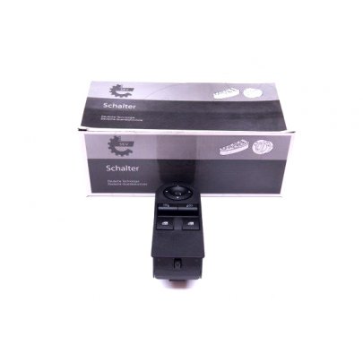 Кнопка склопідйомника спереді зліва (18 контактів) Opel Zafira B / Опель Зафіра Б 2005-2015 37SKV117 SKV GERMANY (Польща)