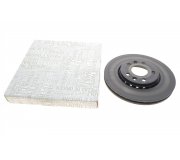 Гальмівний диск передній (296х26мм) Renault Megane 3 / Рено Меган 3 2008-2016 402066949R RENAULT (Франція)