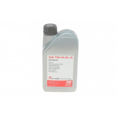 Масло 75W-80 GL-5 МКПП (MTF, желтый, 1л) 40580 FEBI (Германия)