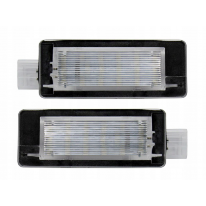 Подсветка номера (комплект 2шт) Renault Duster / Рено Дастер 2010-2018 L42-210-0003LED ABAKUS (Польша)