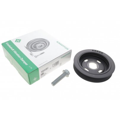 Шкив коленвала (D=163мм, с болтом) Renault Scenic 3 / Рено Сценик 3 1.6dCi 2009-2016 544017920 INA (Германия)