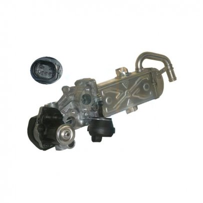 Клапан EGR рециркуляции отработанных газов (с радиатором) VW Caddy IV 1.6TDI / 2.0TDI 2015- 555374A ERA (Италия)