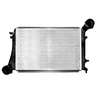 Радиатор интеркулера (двигатель BLS / BSU / BMM) VW Caddy III 1.9TDI / 2.0TDI 103kW 04-10 58004268 VAN WEZEL (Бельгия)