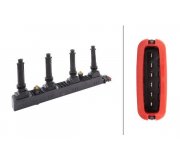 Котушка запалювання (6-pin) Opel Zafira B / Опель Зафіра Б 2.0 (бензин) 2005–2015 5DA358000-331 HELLA (Німеччина)