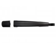Ручка передней / задней двери наружная (черная) Peugeot Partner II / Citroen Berlingo II 2008- 6010-07-039402P BLIC (Польша)