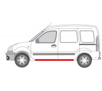 Ремонтна частина порогу лівого Nissan Kubistar 2003-2008 6010013 KLOKKERHOLM (Данія)