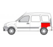 Ремонтная часть крила заднего левого Nissan Kubistar 2003-2008 4310147 VAN WEZEL (Бельгия)