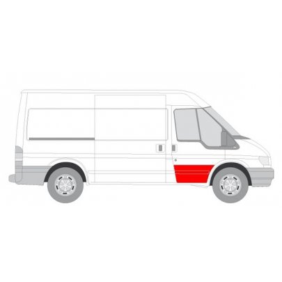 Ремонтна частина передніх дверей правий Ford Transit VI 2006-2014 6013-00-2509122K BLIC (Польща)