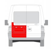 Ремонтна частина задніх дверей лівої Ford Transit VI 2006-2014 6013-00-2509711P BLIC (Польща)