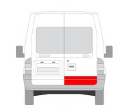 Ремонтна частина задніх дверей правої Ford Transit VI 2006-2014 6013-00-2509722P BLIC (Польща)