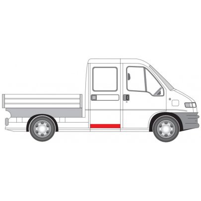 Ремонтна частина задніх дверей праворуч Fiat Ducato / Citroen Jumper / Peugeot Boxer 1994-2006 6015-00-2092125P BLIC (Польща)