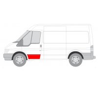 Ремонтная часть передней двери левой Ford Transit VI 2006-2014 6015-00-2509121K BLIC (Польша)