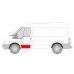 Ремонтная часть передней двери левой Ford Transit VI 2006-2014 6013-00-2509121K BLIC (Польша) - Фото №1