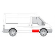 Ремонтна частина передніх дверей правої Ford Transit VI 2006-2014 6015-00-2509122K BLIC (Польща)