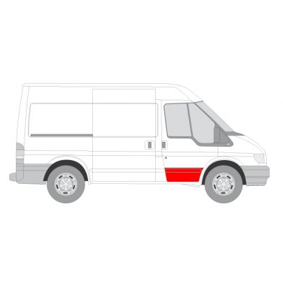 Ремонтная часть передней двери правой Ford Transit VI 2006-2014 6015-00-2509122K BLIC (Польша)